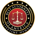 Insignia de premio para abogados